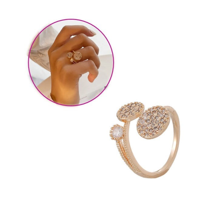 Adjustable Fashionable Round Ring for women SP004