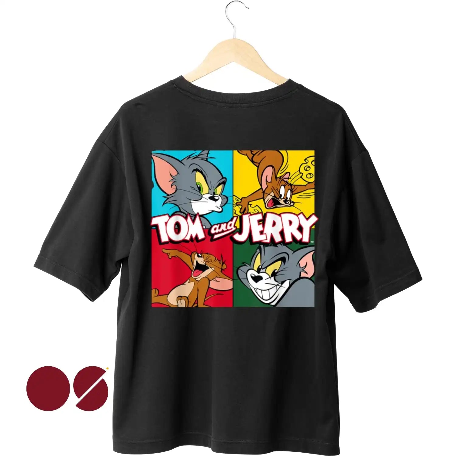 Tom & Jerry Unisex Drop Shoulder T-Shirt SP001