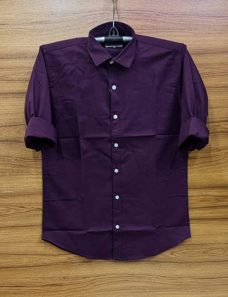 Men's Long Sleeve Solid Shirt SP001