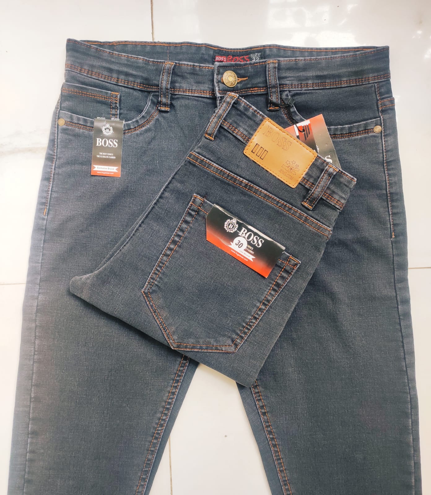 Semi Narrow Slim Fit Denim Pant SP003