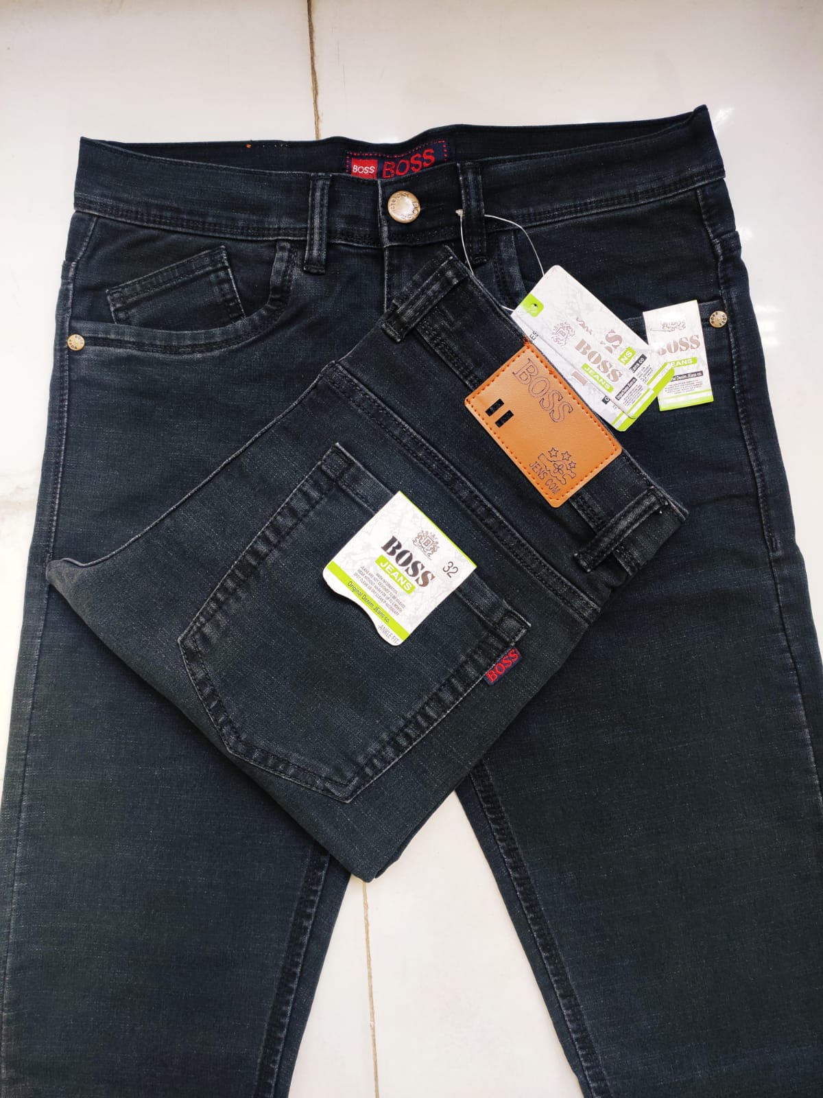 Semi Narrow Slim Fit Denim Pant SP003