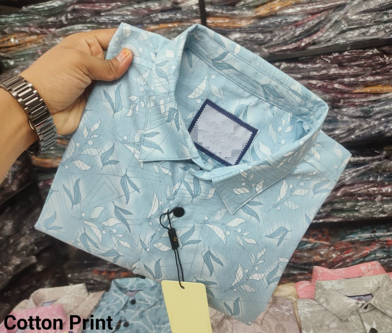 Pure Cotton full Sleeve Print Shirt SP003