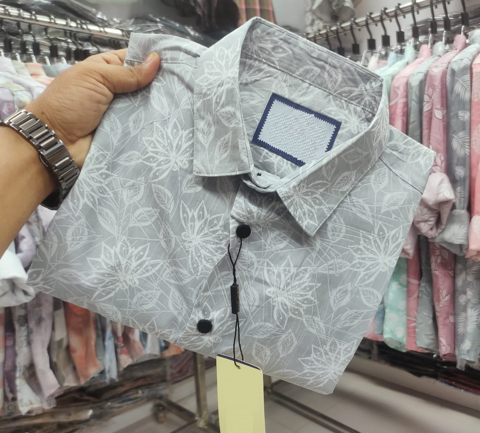 Pure Cotton full Sleeve Print Shirt SP003