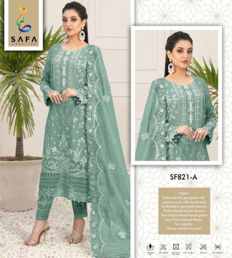 PREMIUM SAFA Sequence Kameez Suit SP002