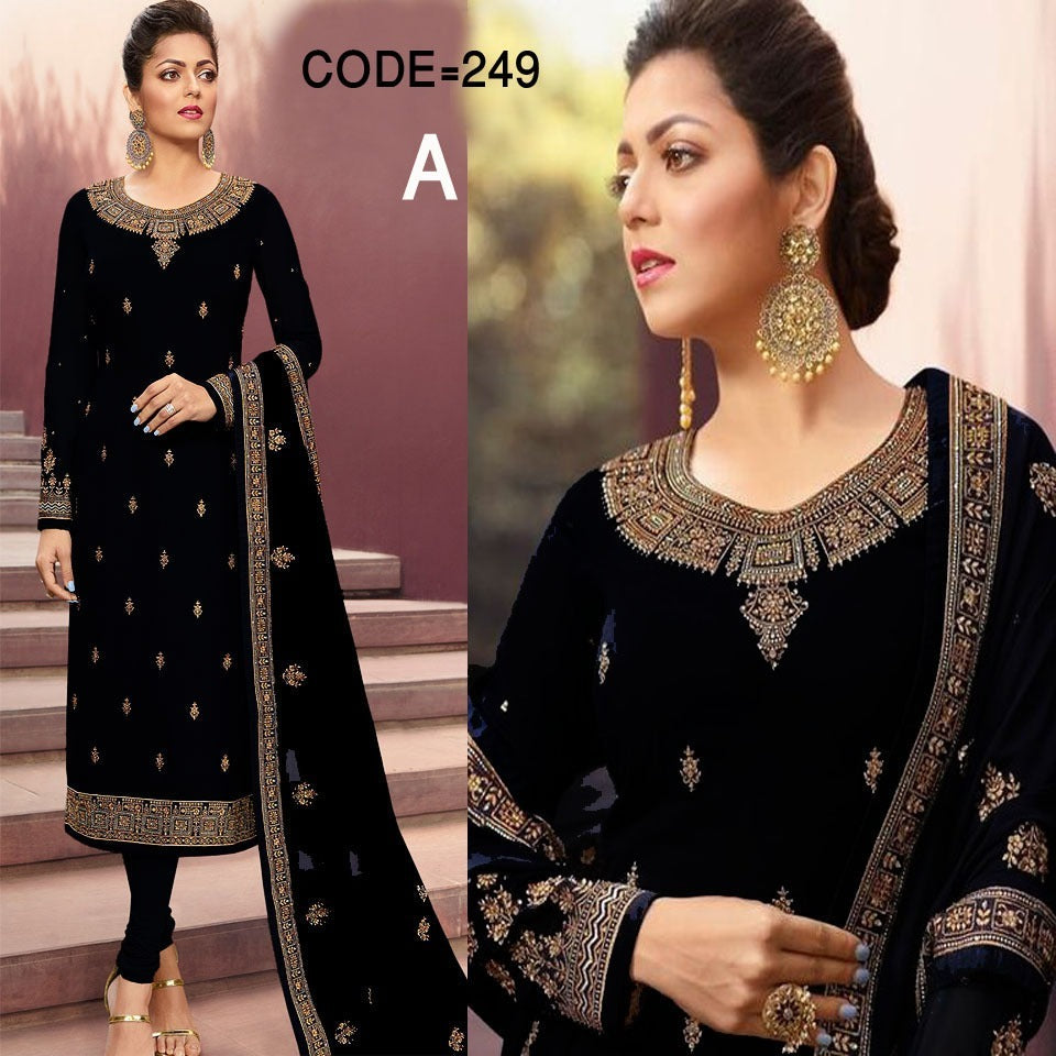 Embroidered Georgette Kameez Suit SP002