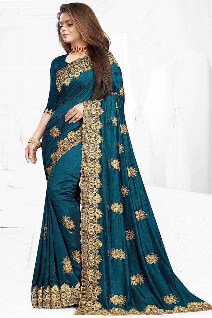 Embroidery Georgette Saree SP002