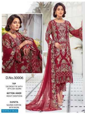 PREMIUM Ramsha Festive Party Wear Kameez Suit SP002