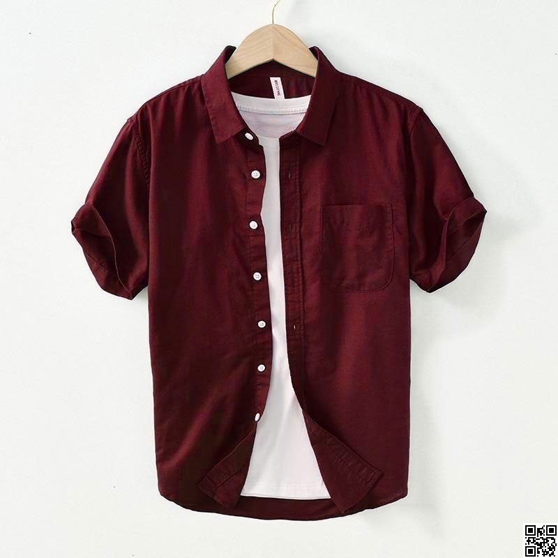 Stylish Ban-Collar Shirt SP002